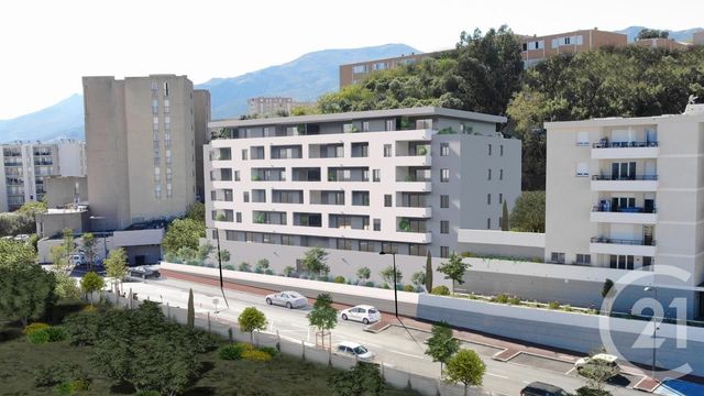 Appartement T3 à vendre - 3 pièces - 61.3 m2 - BASTIA - 202 - CORSE - Century 21 Jade Immobilier