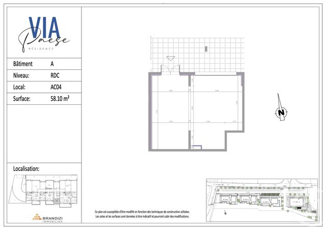 Afficher la photo en grand commerce à louer - 58.0 m2 - 202 - CORSE - Century 21 Jade Immobilier