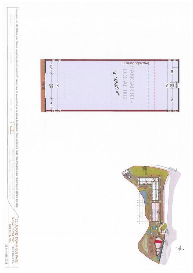 entreprise à louer - 170.0 m2 - BIGUGLIA - 202 - CORSE - Century 21 Jade Immobilier
