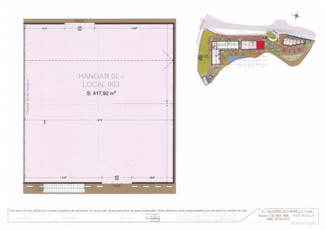 commerce à louer - 420.0 m2 - BIGUGLIA - 202 - CORSE - Century 21 Jade Immobilier