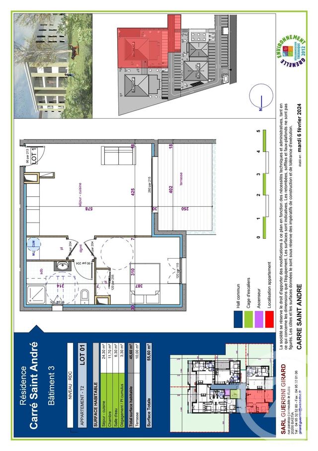 Appartement T2 à vendre - 2 pièces - 46.0 m2 - BORGO - 202 - CORSE - Century 21 Jade Immobilier