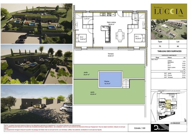 maison à vendre - 3 pièces - 72.37 m2 - OLETTA - 202 - CORSE - Century 21 Jade Immobilier