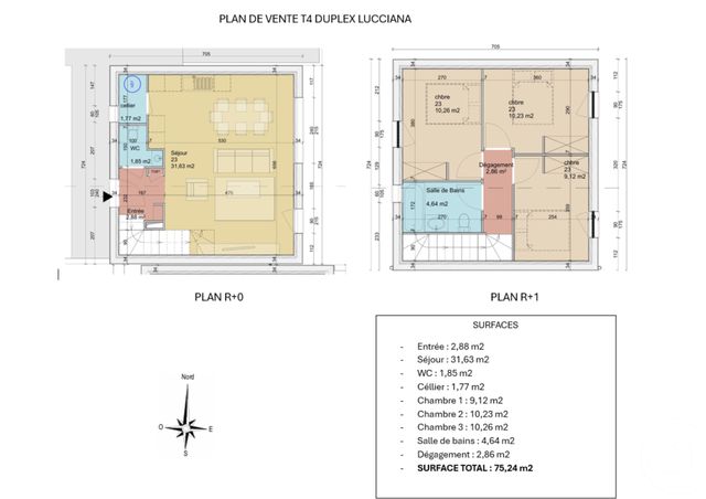 maison à vendre - 4 pièces - 75.0 m2 - LUCCIANA - 202 - CORSE - Century 21 Jade Immobilier