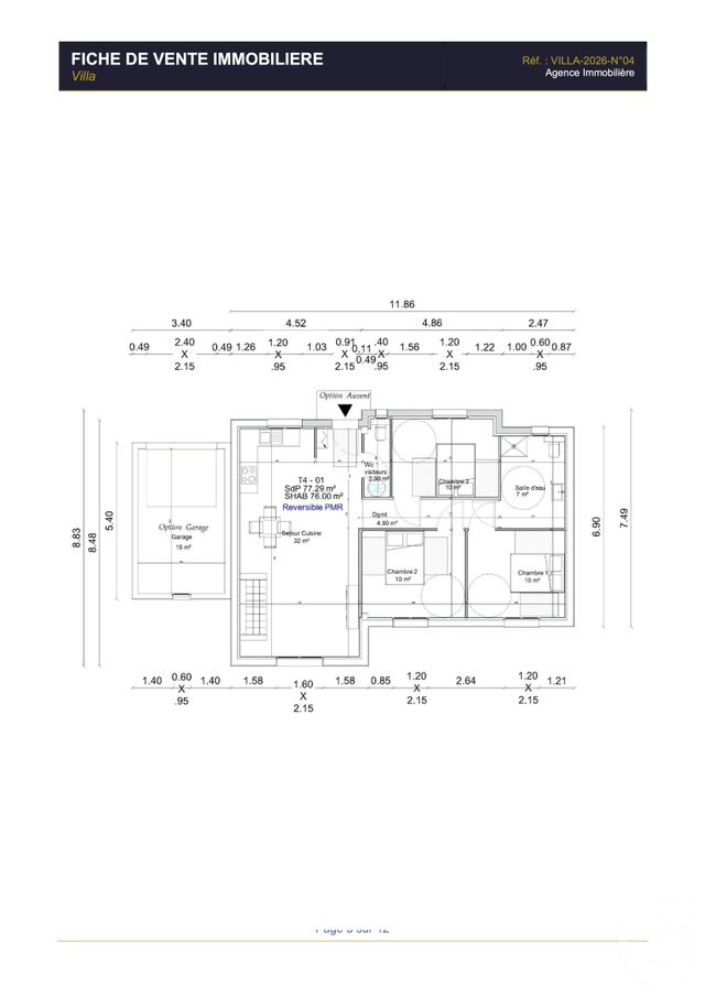 maison à vendre - 4 pièces - 76.0 m2 - OLMETA DI TUDA - 202 - CORSE - Century 21 Jade Immobilier