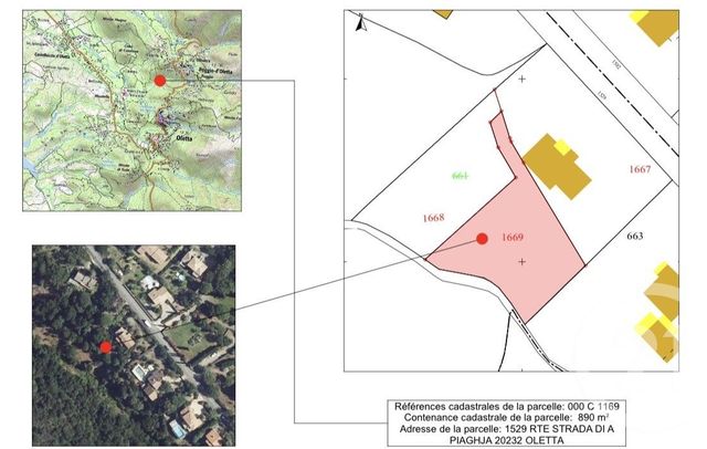 terrain à vendre - 890.0 m2 - OLETTA - 202 - CORSE - Century 21 Jade Immobilier